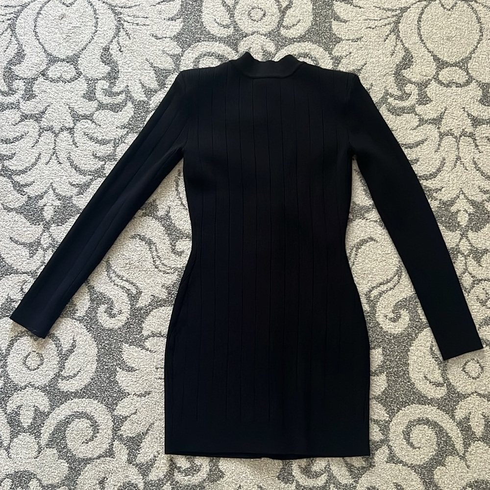 Endless Rose SHANK BUTTON V-NECKLINE KNIT MINI DRESS - Picture 7 of 7